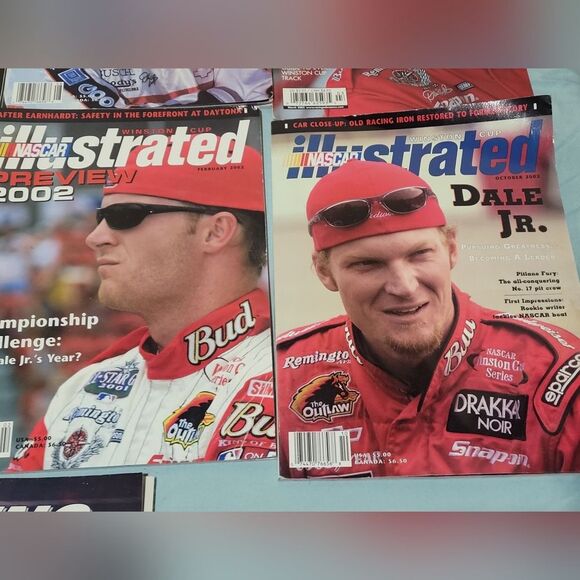 Nascar Magazine Lot Dale And Dale Jr Lot Of 10 Still Has Inserts - Picture 4 of 6